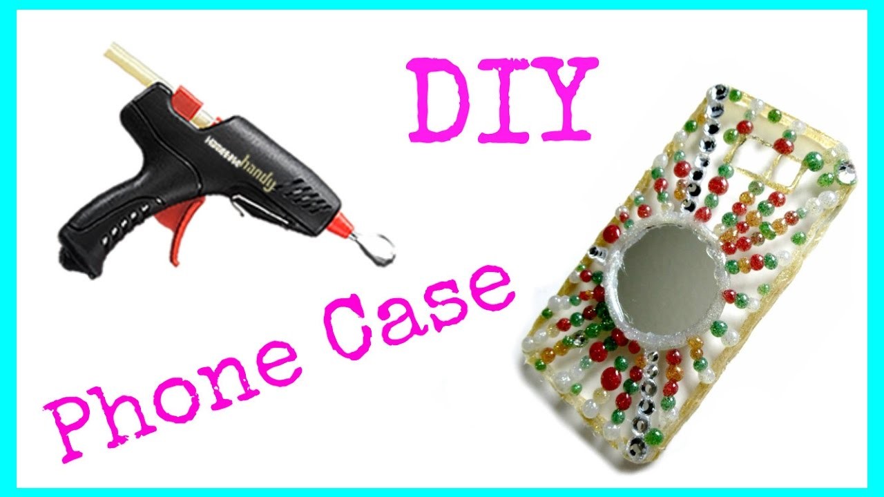 DIY Crafts Hot Glue Phone Case