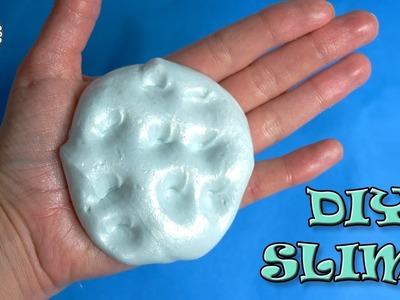 DIY Easy pearl glue slime! GLUE SLIME WITH 2 INGREDIENTS ONLY