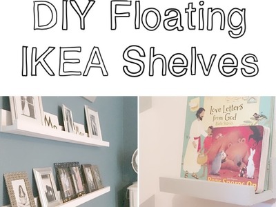 DIY Floating Shelves | Organization DIY + Home Decor Challenge