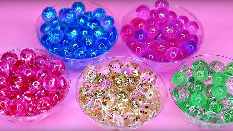DIY Glitter Orbeez | How To Make Glitter Water Marbles | DIY Crystal Magic Growing Water Toys