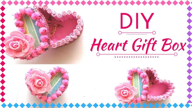 DIY Heart Gift Box for Valentine's Day - New Gift Decoration Ideas. Video Tutorial By MayaKalista!