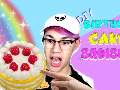 DIY Marshmellow cake squishy | Make your own Diy Squishy |