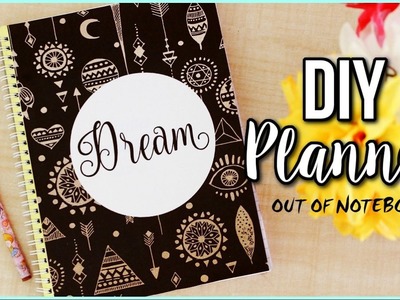 DIY PLANNER FROM NOTEBOOK | DIY planner for the new year 2017