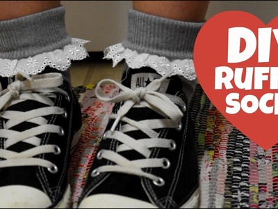 DIY Simple Ruffle Socks
