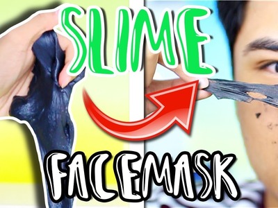 DIY Slime Blackhead Remover Facemask | Charcoal Black Peel Off Mask Copycat!