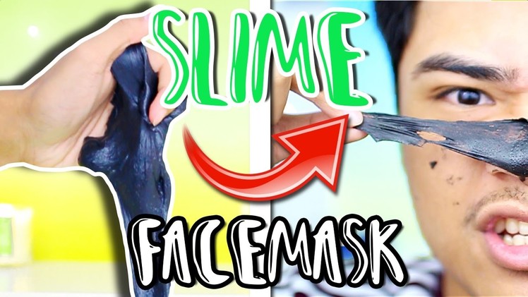 DIY Slime Blackhead Remover Facemask | Charcoal Black Peel Off Mask Copycat!