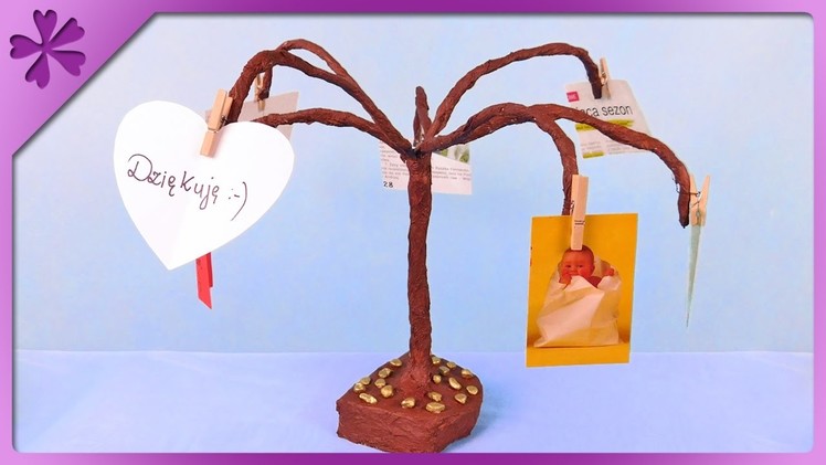 DIY Tree with photos and notes (ENG Subtitles) - Speed up #301