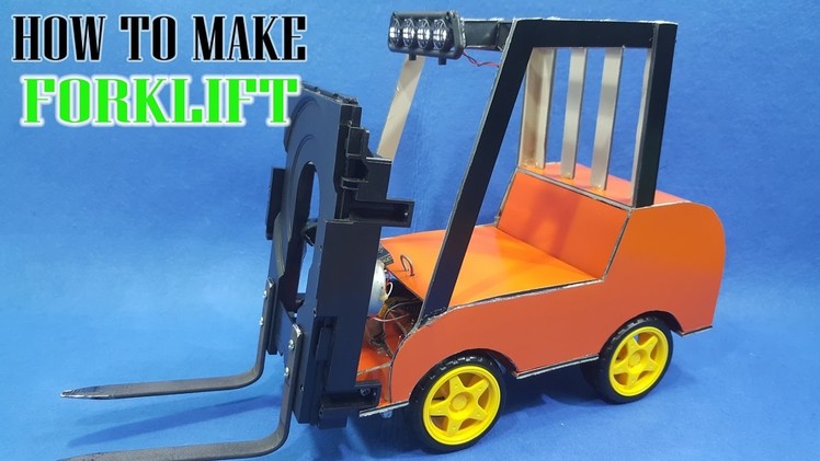 How To Make A Forklift | DIY creative toys