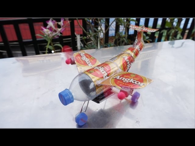How to make an Airplan by Angkor Cans - DIY Airplan