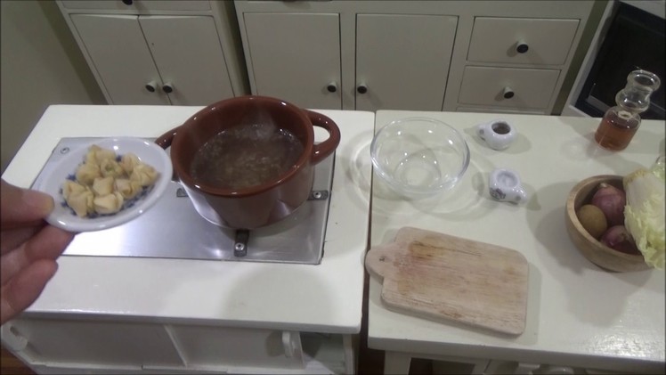I broke my collection!!! Recipe; Wanton Soup (ASMR) (Miniature Cooking) (minifood) (DIY)