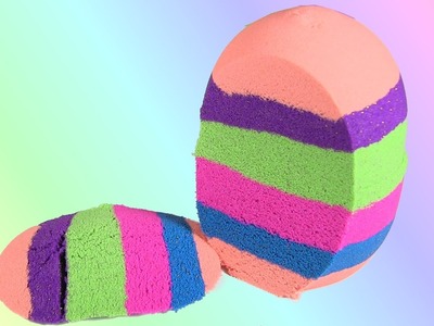 Kinetic & Cosmic Sand Rainbow Egg & Sea Animals To Learn Colors & Shapes by Rainbow Collector