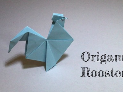 Little Box DiY - Origami Rooster 公雞摺紙
