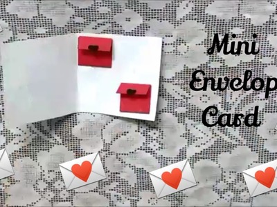 Mini Envelopes card | Cute Greeting Card for Valentine's Day! Exploding box card #scrapbooking