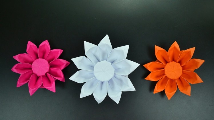 Origami: Gerbera Flower - Instructions in English (BR)