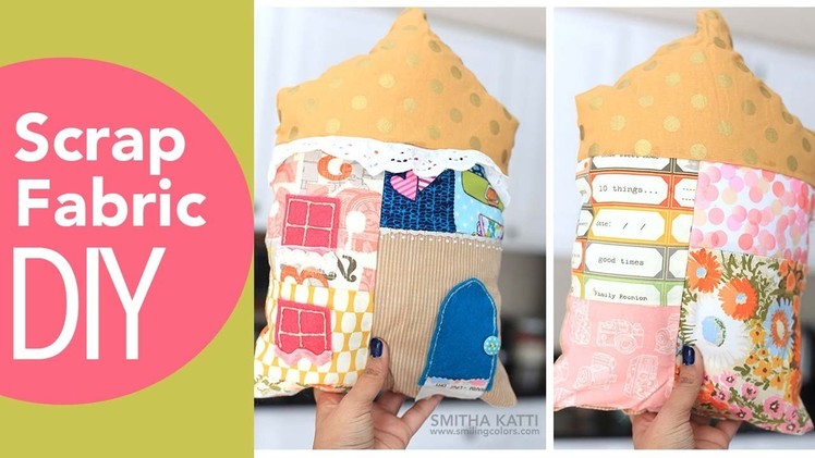 Scrap fabric DIY, Fabric stash busting projects, No Sew