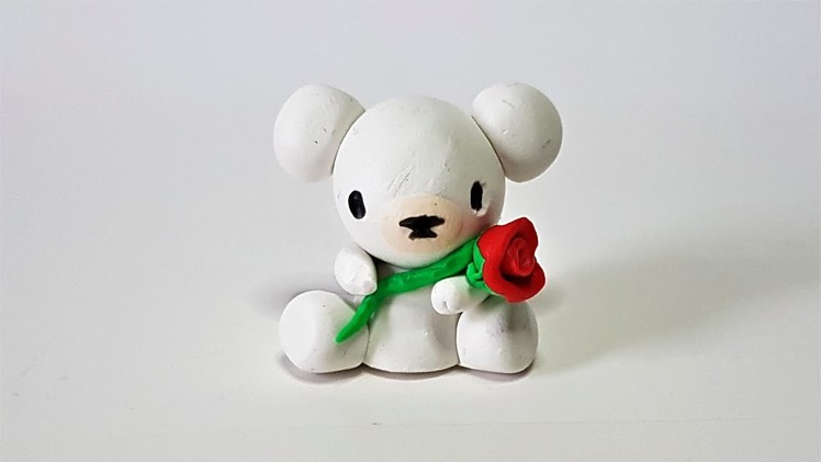 Valentine's Day Teddy Bear -♥- Polymer Clay Tutorial