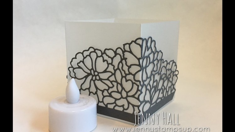 A 3D luminarie project for people that don't make 3D projects using Stampin Up products with Jenny H