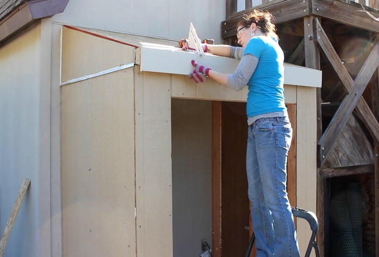 Building a Lean To - Trim and Insulation (Part 2)