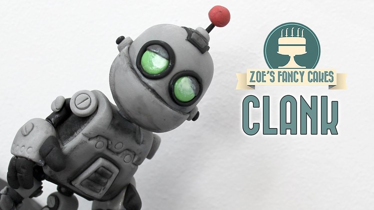 Clank cake topper Ratchet and Clank movie model