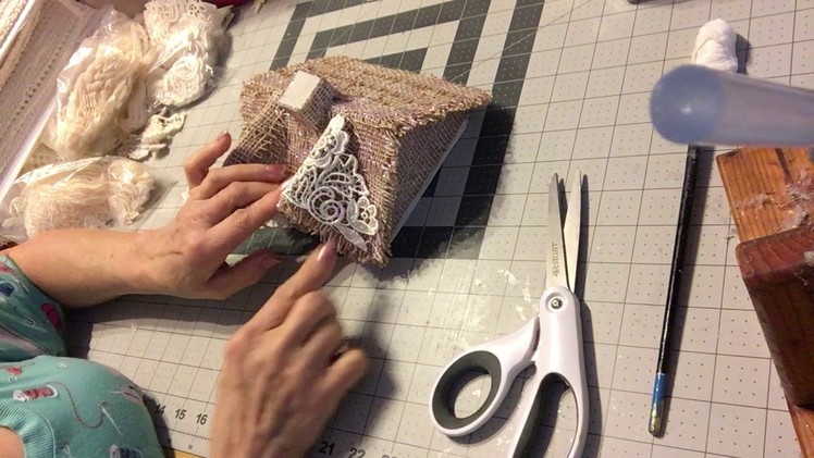 Designing Crafts with Creating With Details-Valentine House Tutorial Part 2