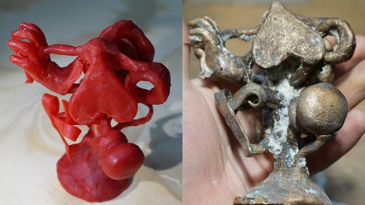 DIY Bronze Casting using Lost Wax Method. FROM CHEESE TO BRONZE!