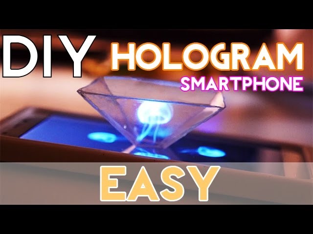DIY||HOLOGRAM FROM YOUR SMART PHONE!||EASY