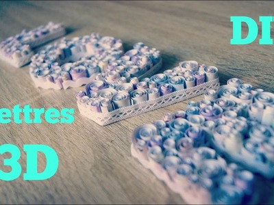DIY Lettres en 3D "LOVE" (Decor Line)