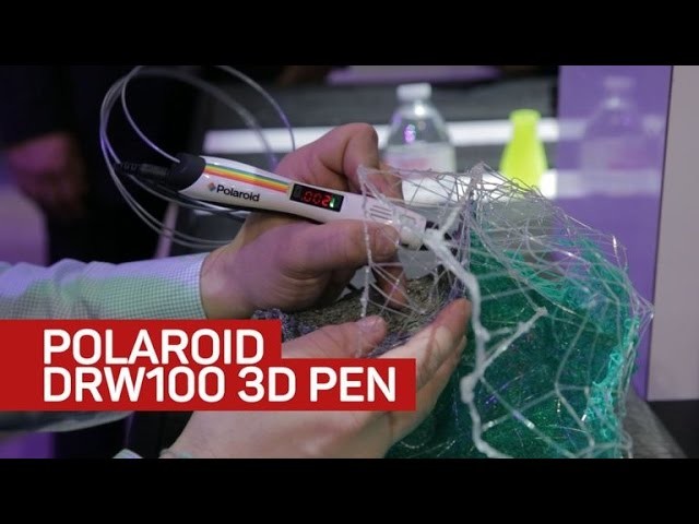 Drawing in 3D is real with Polaroid's DRW100 pen