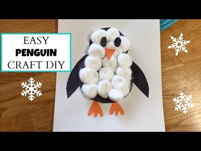 Easy Penguin Craft DIY