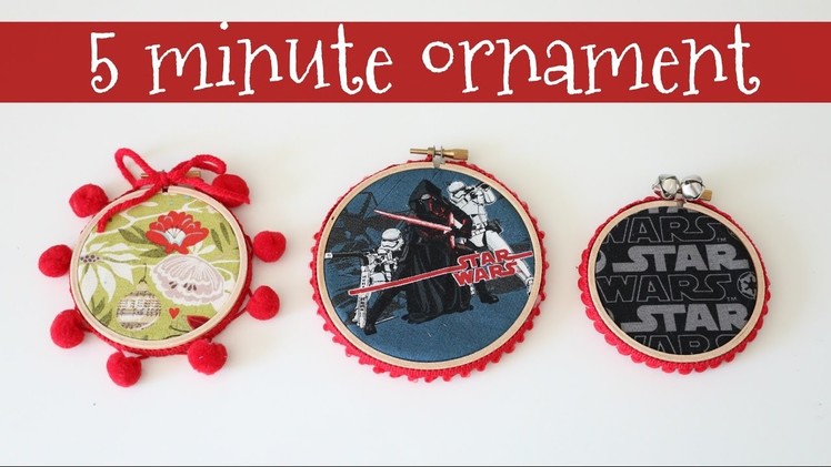 Fast and Easy Star Wars Ornament - 5 minutes!