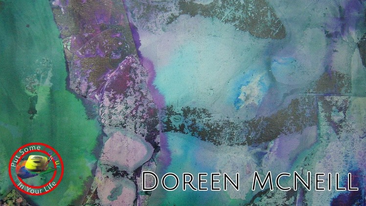 Fine art show with Doreen McNeill on Colour In Your Life featuring her Amazing Abstract Paintings