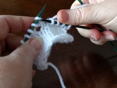 Fix an extra yarn-over without ripping or tinking back
