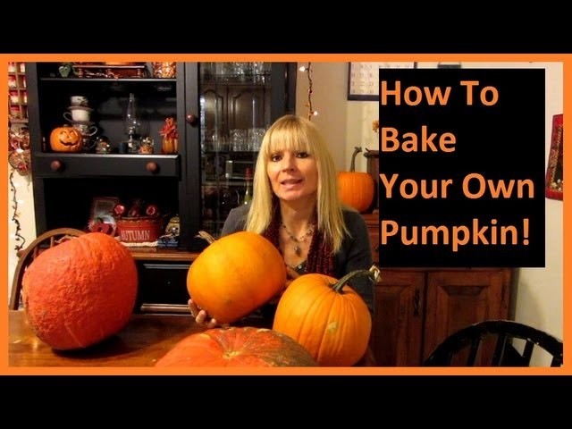How To Bake Pumpkin For Pies and Breads