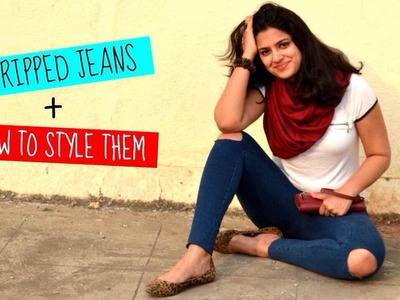 How To Covert Old Jeans Into Ripped Knee Jeans!
