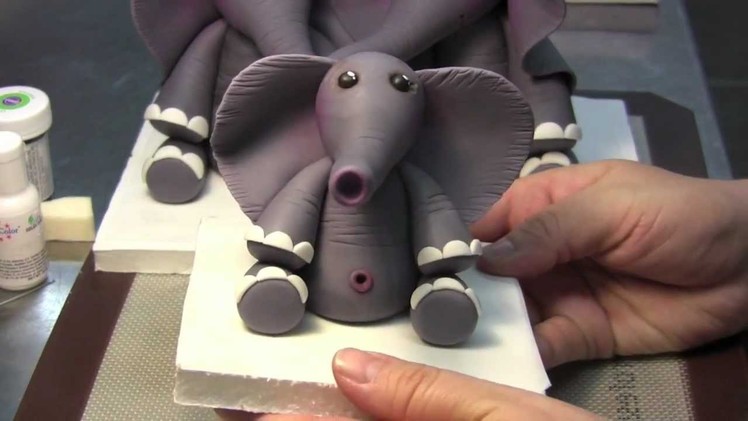 How To Make A Baby Elephant Cake Topper: Part One