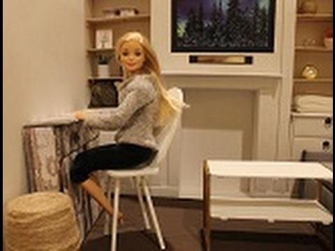 How To Make A Doll Chair : DIY Barbie Doll Craft