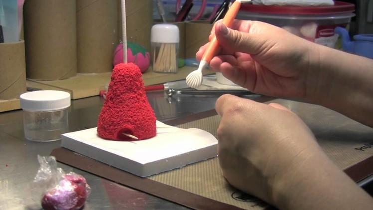 How To Make An Elmo Cake Topper The Krazy Kool Cakes Way! (PART TWO)