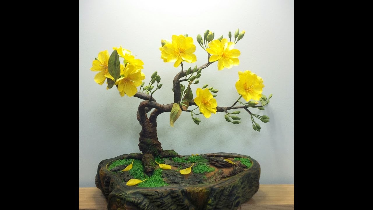 How To Make Artificial Bonsai Tree - Craft Tutorial