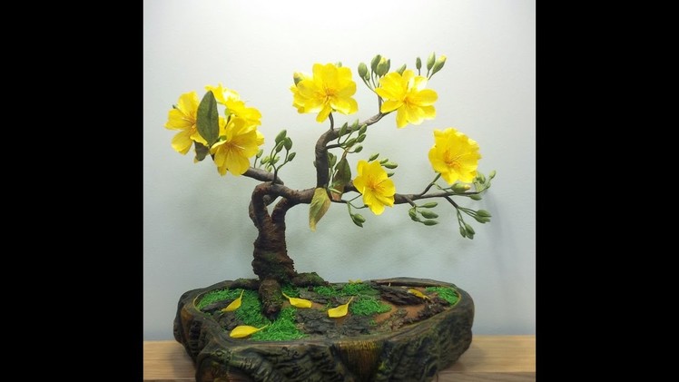How To Make Artificial Bonsai Tree  - Craft Tutorial