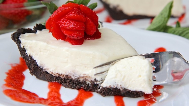 How to Make Easy No-Bake White Chocolate Cheesecake