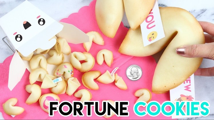 How to Make Mini Fortune Cookies!
