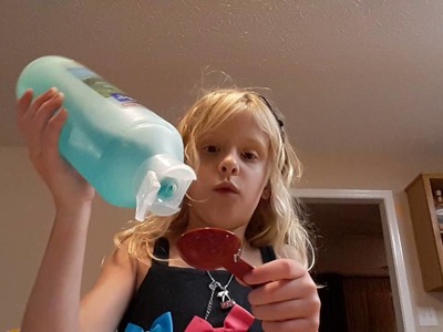 How to make slime with only shampoo and salt