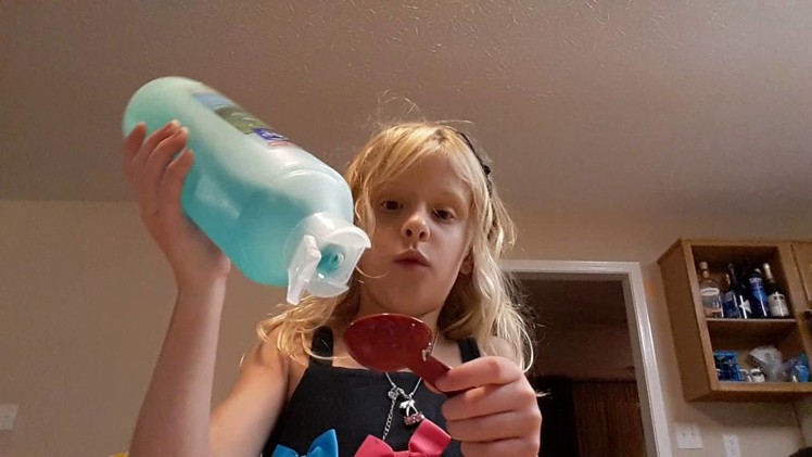 How to make slime with only shampoo and salt