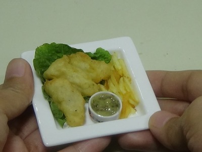 Minifood: Fish & Chips (ASMR) (DIY) (Miniature Cooking) رقائق السمك  鱼和薯条  피쉬 앤 칩스  フィッシュ＆チップス