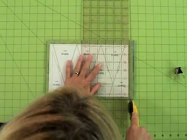 Quilting Tutorial - Using Templates and Template Layout Sheets for Efficient and Fast Cutting