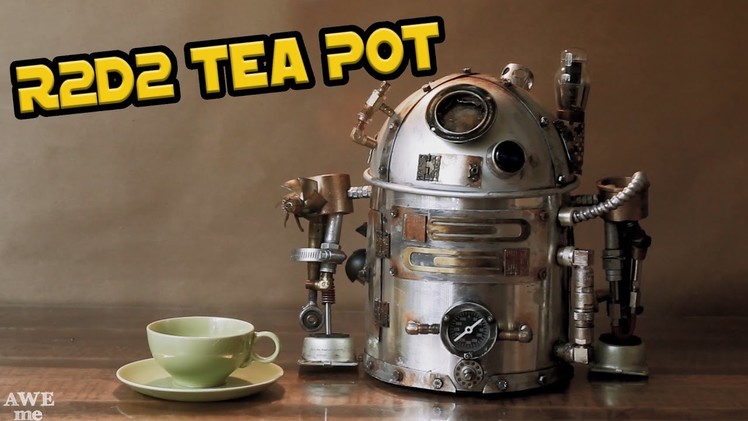 R2D2 Steampunk Teapot - AWEme Artist Series