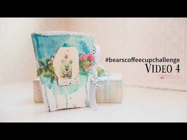 Scrapbooking Coffee Cup Album Tutorial: Video 4 Binding!