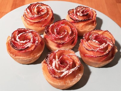 Simple and Beautiful Apple Roses - Cheeky Crumbs