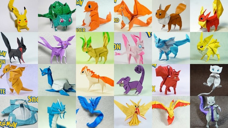 Top Origami Pokemon 2014 - 2016 (Henry Phạm)