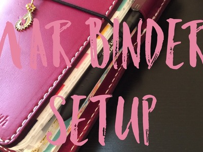 War Binder Setup ( Chic Sparrow Traveler's Notebook )